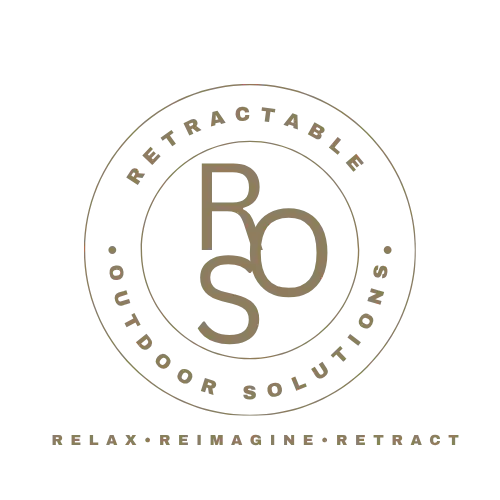 Retractable Outdoor Solutions logo representing premium retractable screens, awnings, shutters, and outdoor living and indoor transformation products