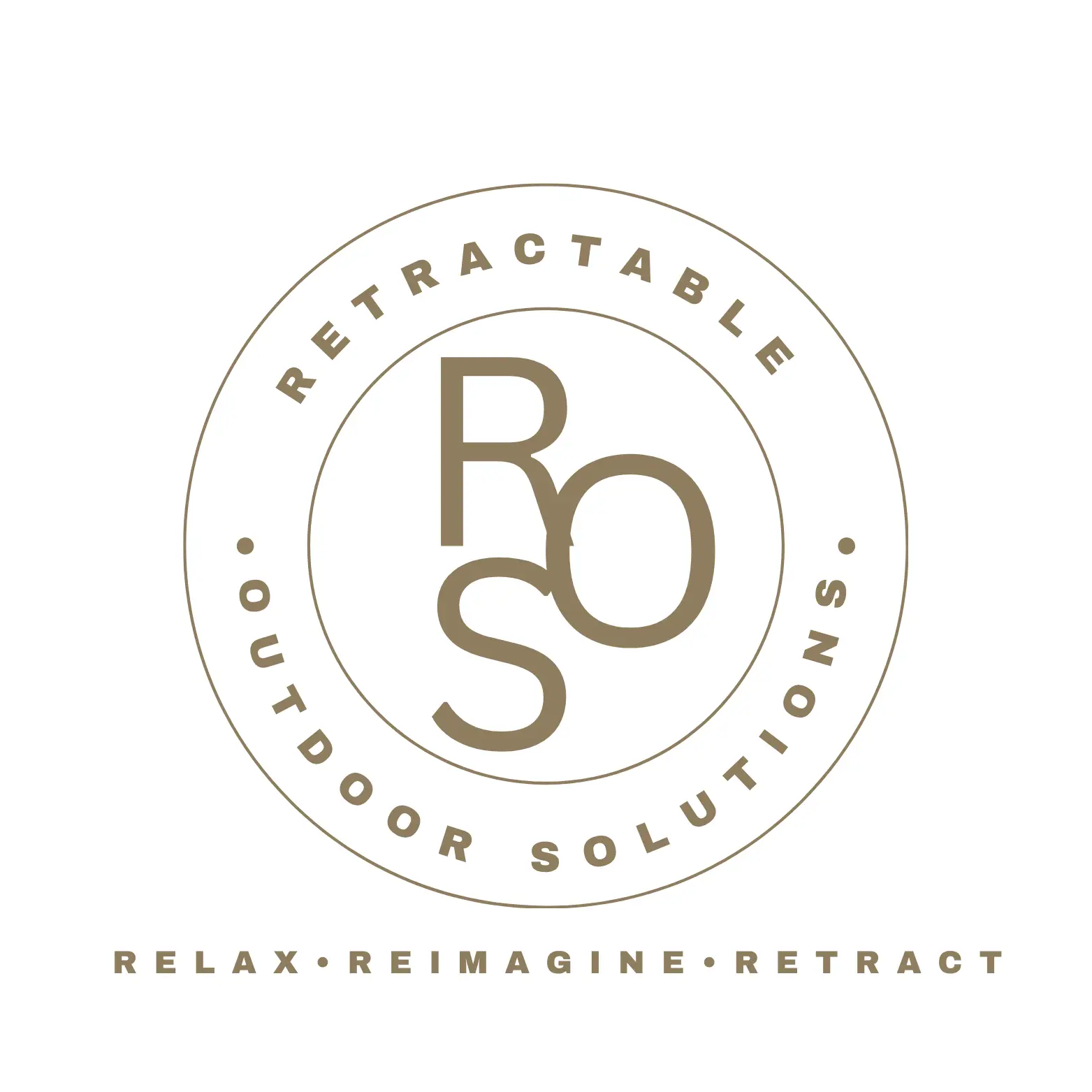 Retractable Outdoor Solutions logo representing premium retractable screens, awnings, shutters, and outdoor living products