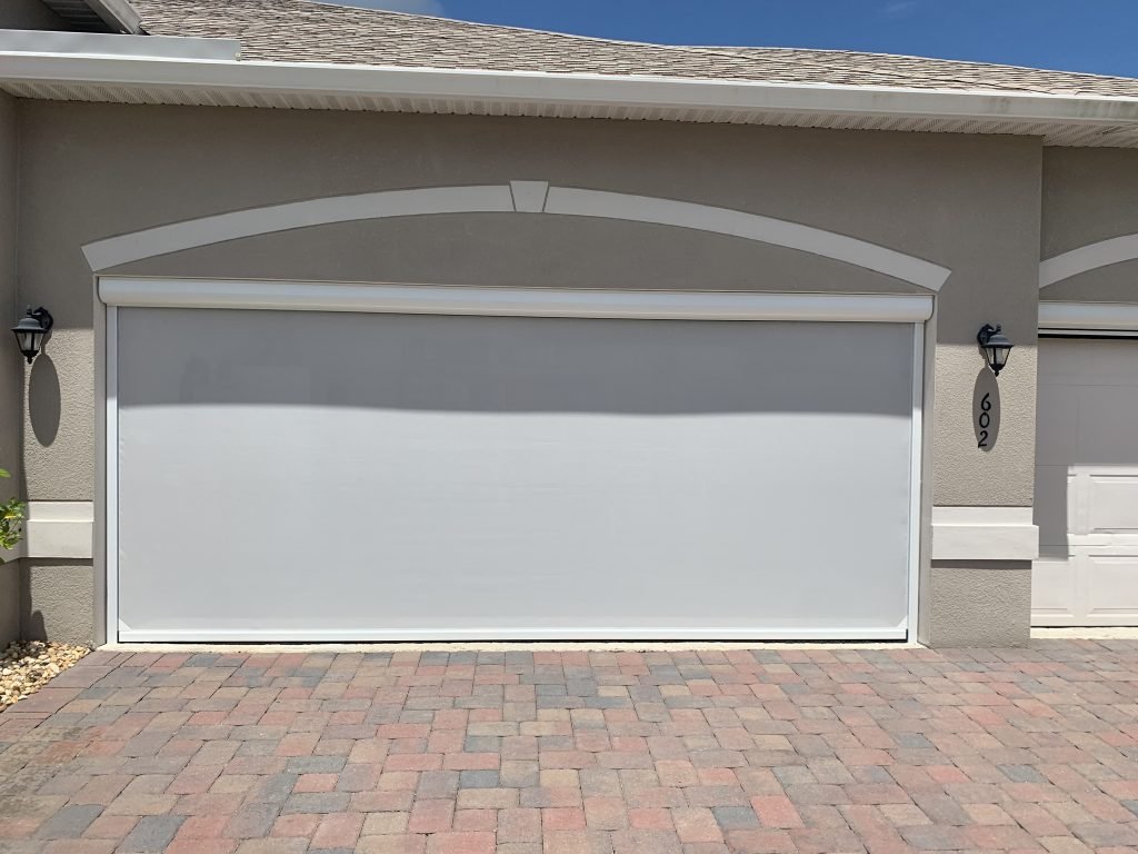 Motorized Garage Door Screen