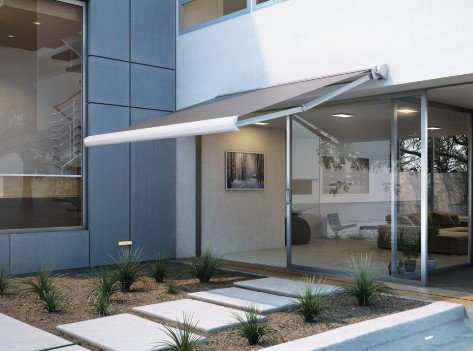 KE Outdoor Design motorized awnings offer sleek, modern shade solutions that elevate outdoor spaces with style and smart functionality.