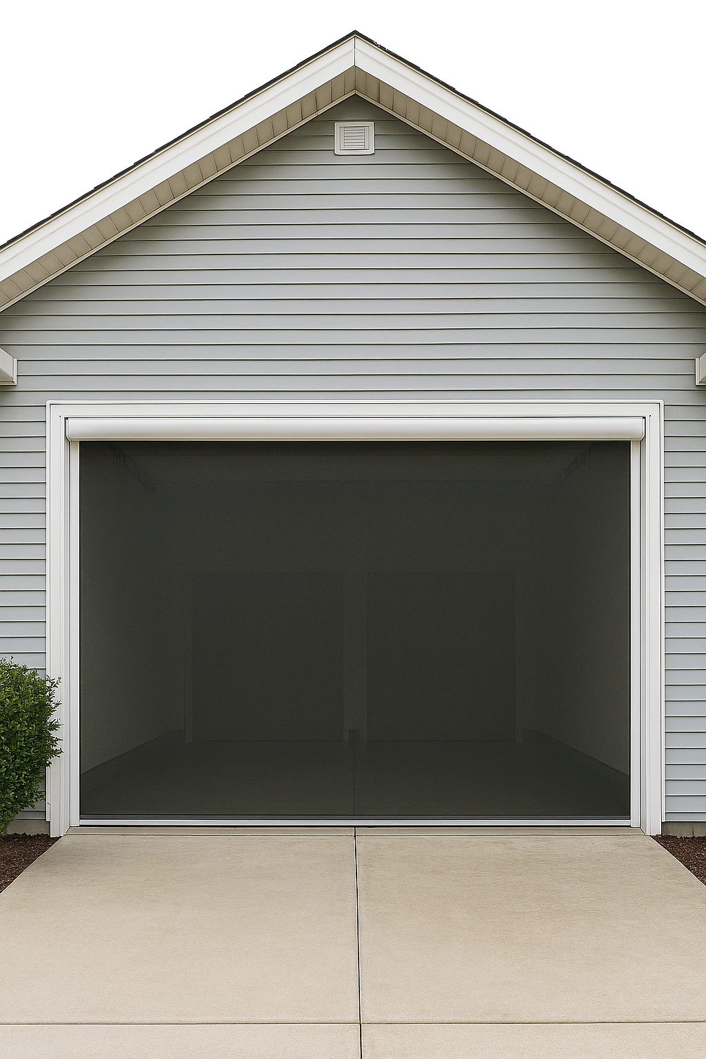 motorized garage door screen
